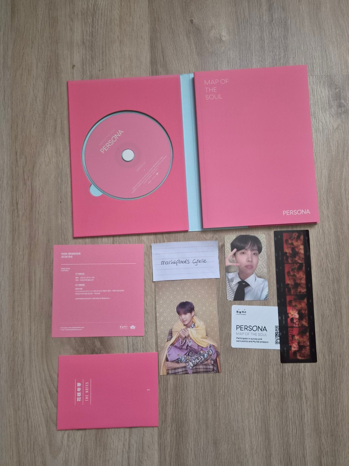 BTS - Map of the Soul: Persona versie 03 (met Jhope pc), Ophalen of Verzenden, Zo goed als nieuw, Album, Inclusief boekje