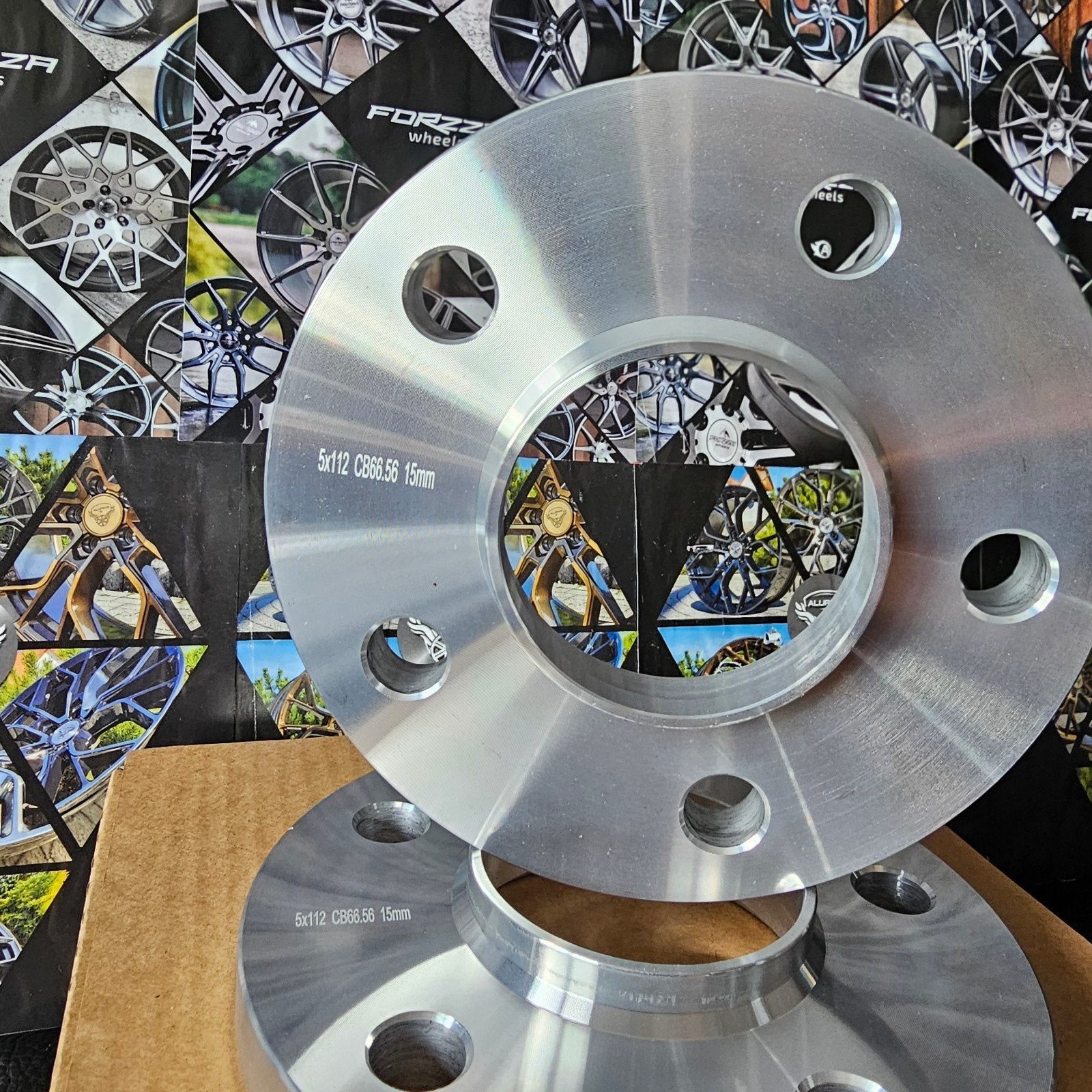 Spoorverbreders spacers Mercedes 5x112 66,5 15mm, Ophalen of Verzenden