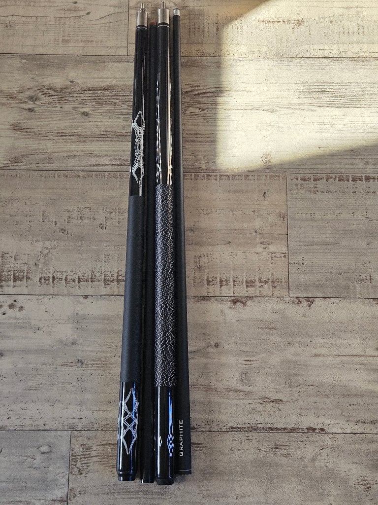 Biljartkeu met CARBON topeind 530-560gram slechts vanaf 119, Ophalen of Verzenden, Nieuw, Keu of Ballen