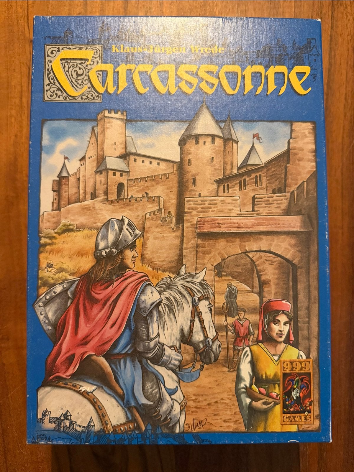 Carcassonne bordspel - Klassiek strategisch tegelspel, Drie of vier spelers, Ophalen of Verzenden, Zo goed als nieuw