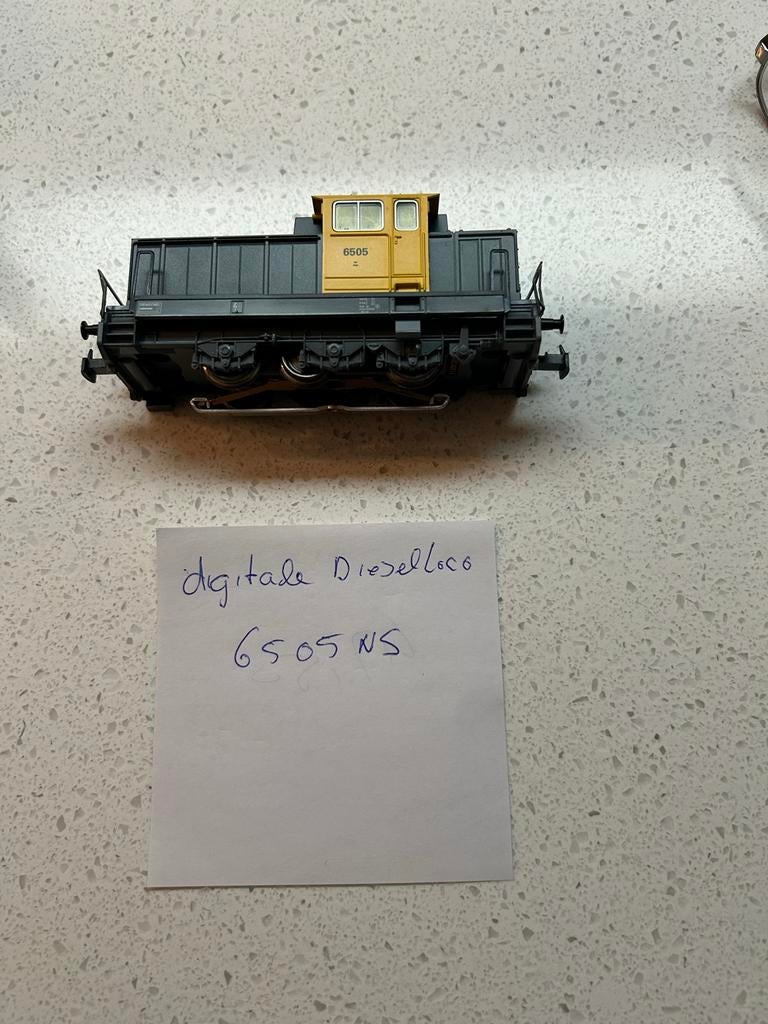 Märklin delta digitale Dieselloc 6505 NS, Wisselstroom, Gebruikt, Locomotief, Ophalen of Verzenden
