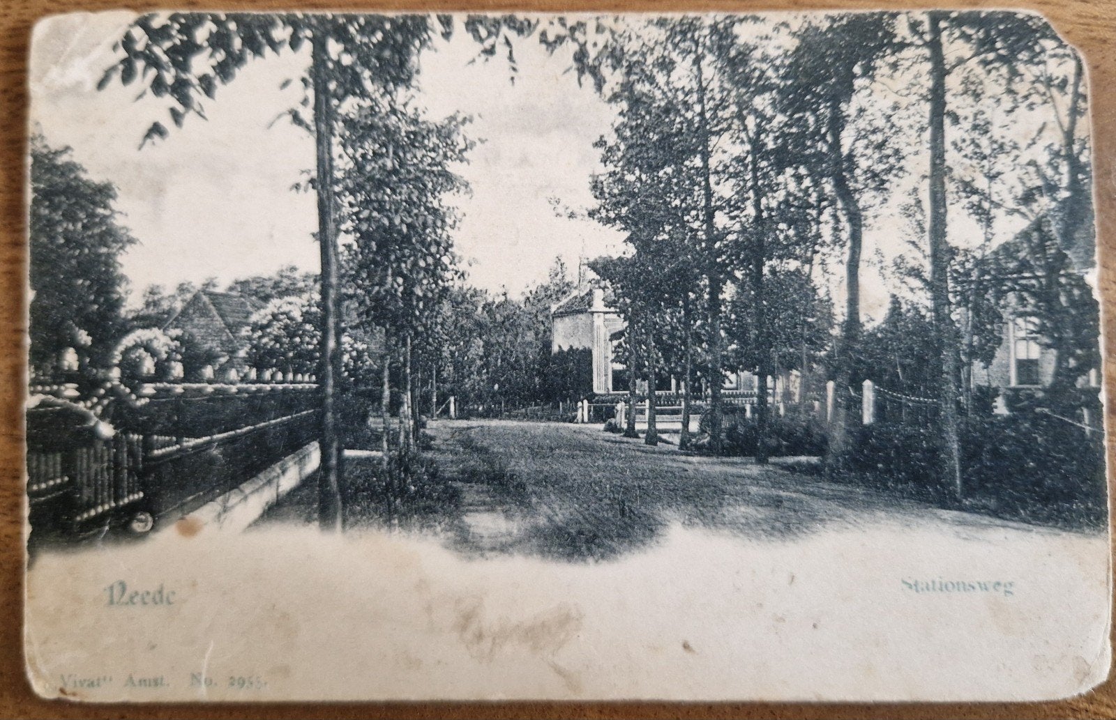 Oude briefkaart Neede Stationsweg Vivat 2955, Ophalen of Verzenden, Briefkaart