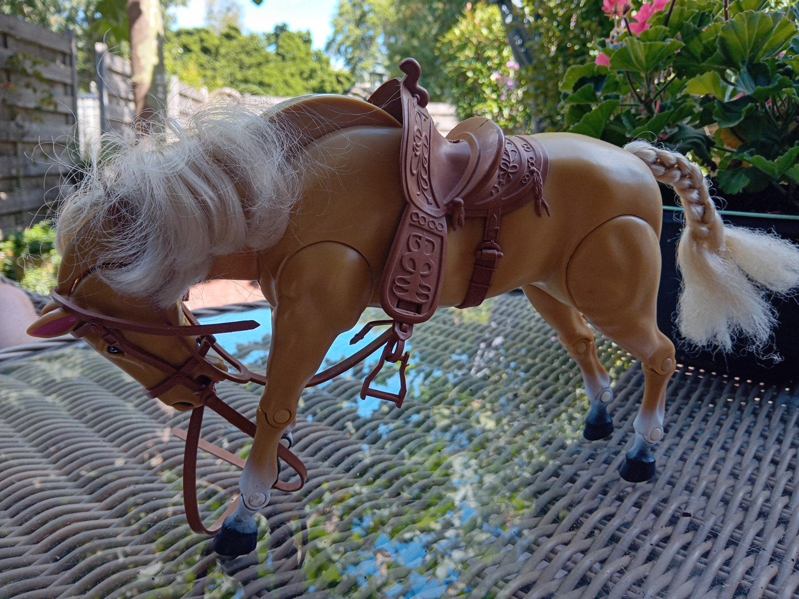 Vintage Mattel Barbie Dallas Paard Jaren '80, Ophalen of Verzenden, Gebruikt, Barbie