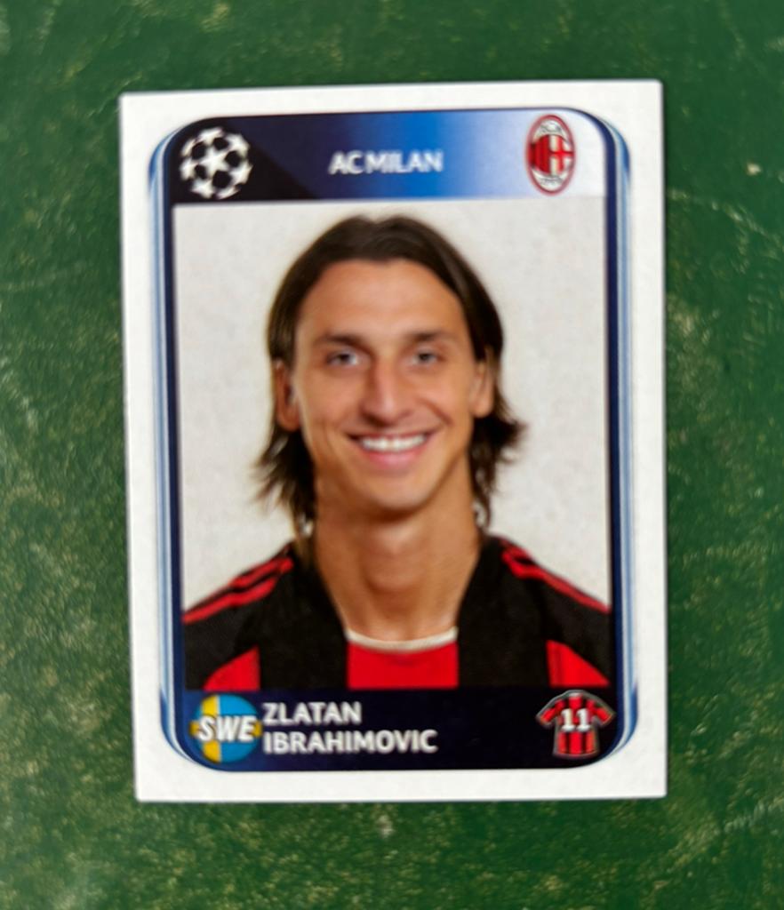 Panini plaatje Zlatan Ibrahimovic AC Milan CL 2010-2011, Verzamelen, Sportartikelen en Voetbal, Ophalen of Verzenden, Zo goed als nieuw