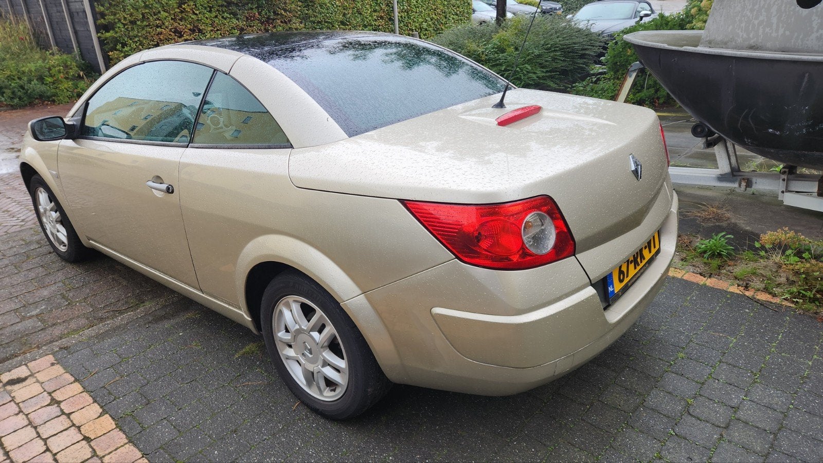 Renault Mégane 1.6 16V Autcom Cabrio 2005 Beige, Voorwielaandrijving, 1295 kg, 4 cilinders, Cabriolet