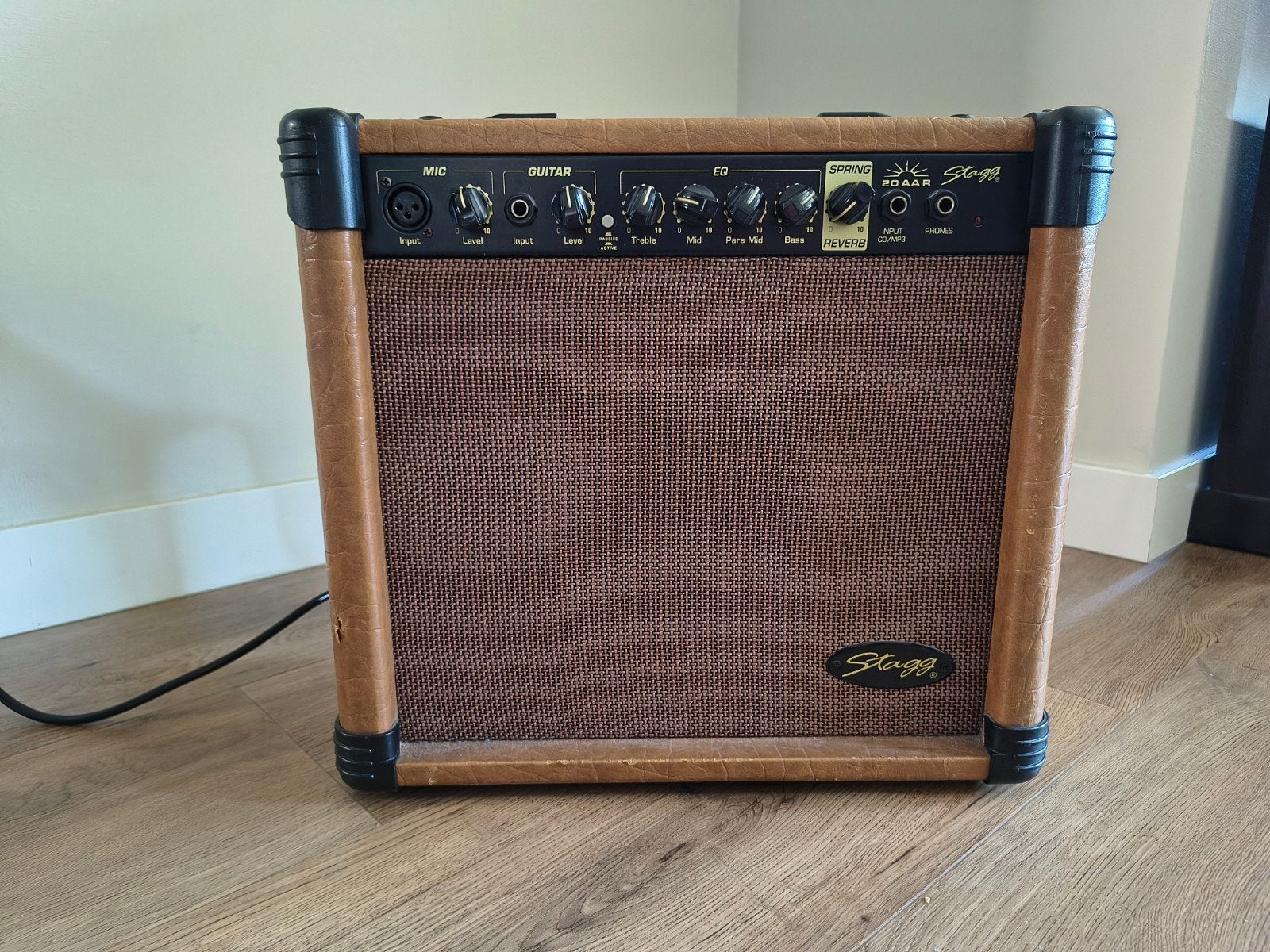 Akoestische versterker Stagg 20 AAR, Muziek en Instrumenten, Versterkers | Bas en Gitaar, Ophalen of Verzenden, Gebruikt, Gitaar