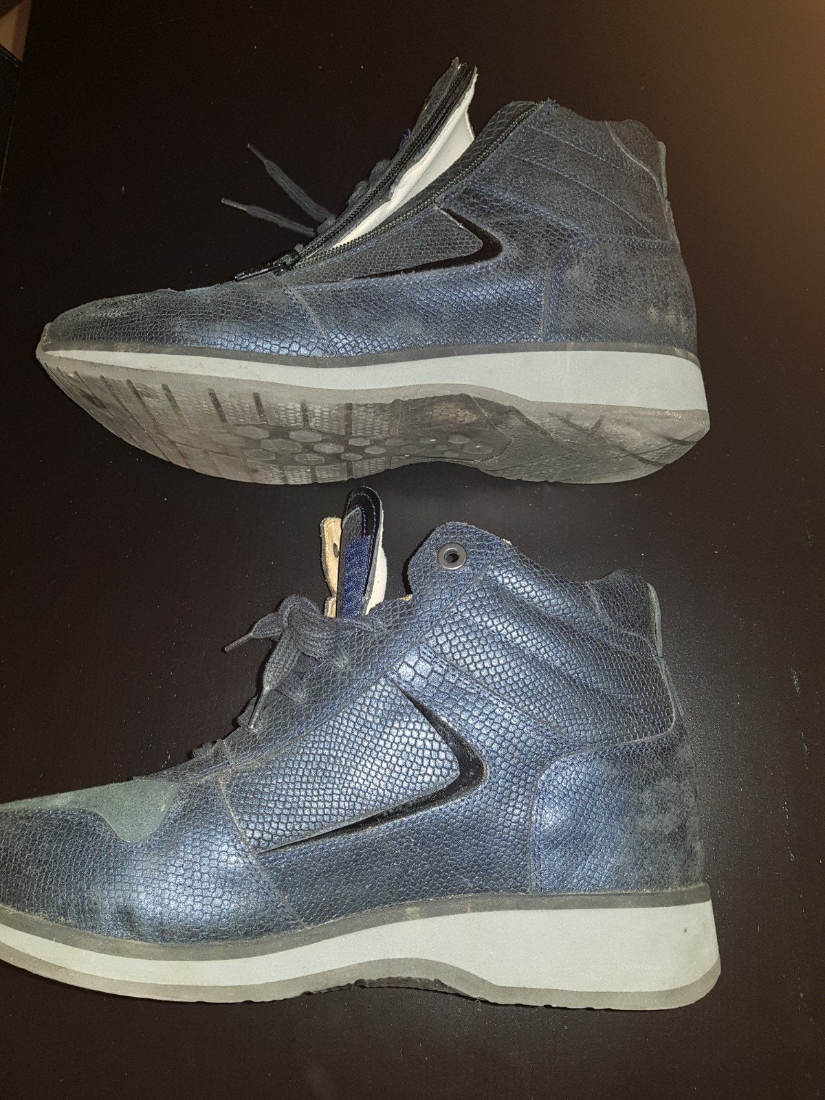 Hoge orthopedische schoenen Maat 42, Blauw, Overige typen, Ophalen of Verzenden, Zo goed als nieuw