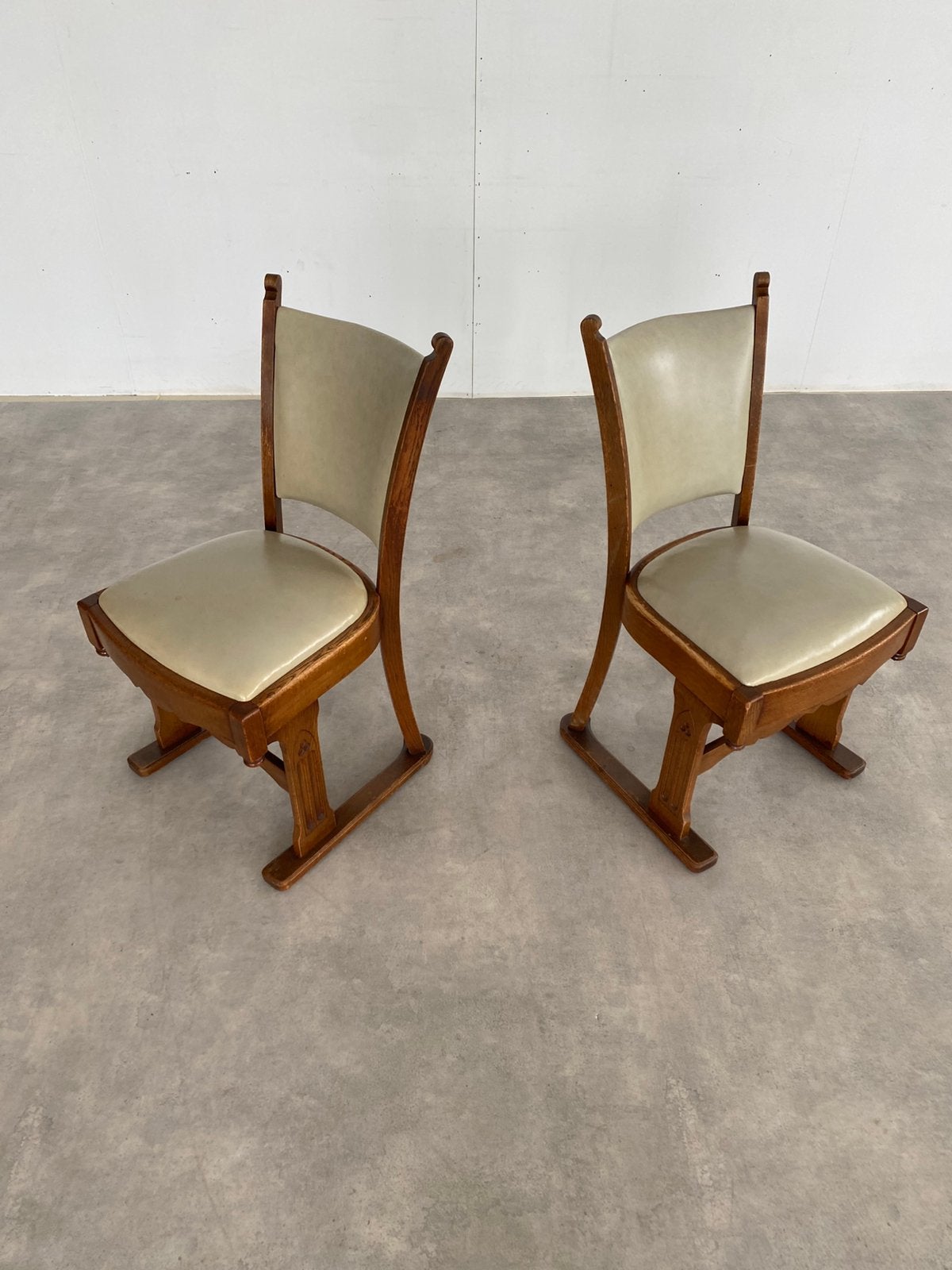 Art deco stoelen eetkamerstoelen, Ophalen of Verzenden