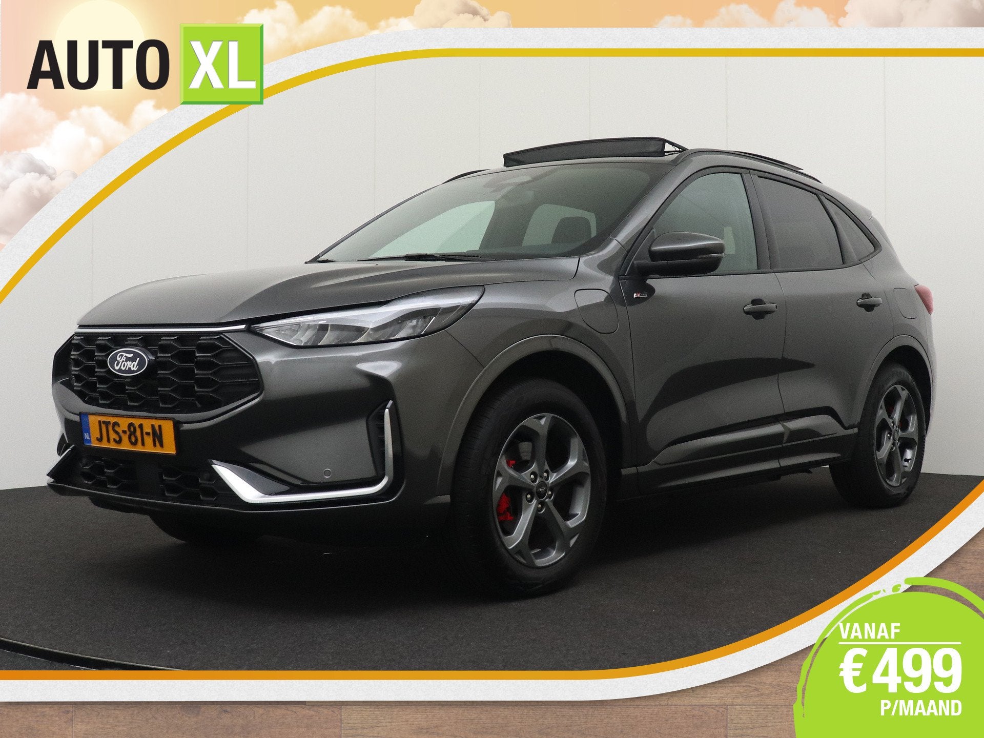 Ford Kuga 2.5 PHEV Aut. ST-Line X Pano-Dak AGR-Stoel Elek. T, Auto's, Dealer onderhouden, Gebruikt, Origineel Nederlands, Bedrijf