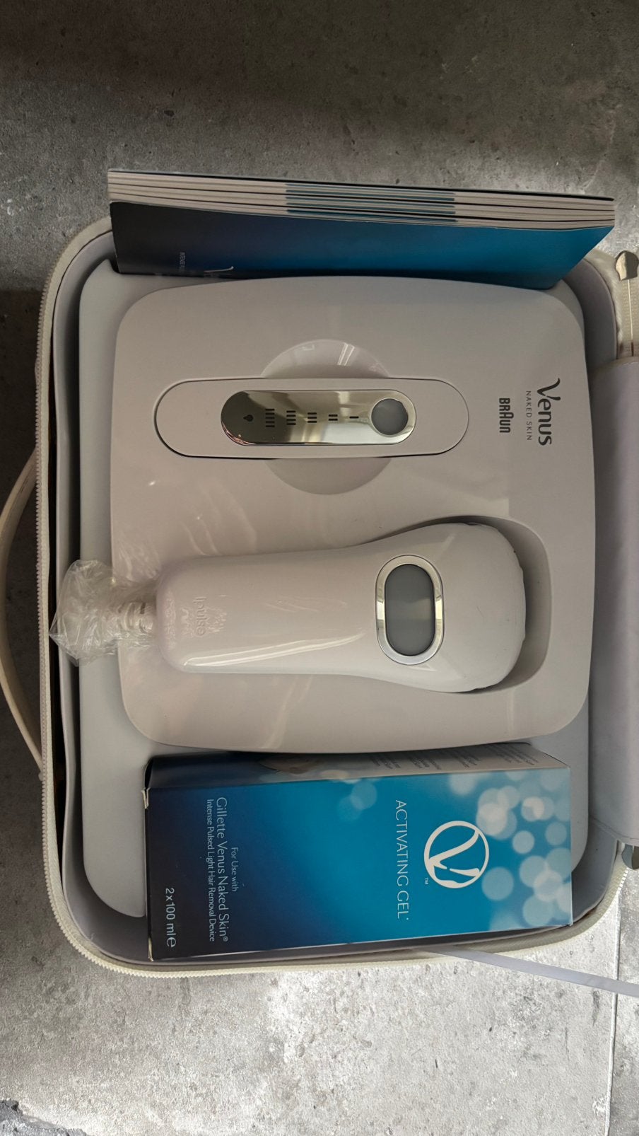 Gilette venus naked skin by braun IPL ontharingsapparaat, Ophalen of Verzenden, Zo goed als nieuw, Scheren en Epileren