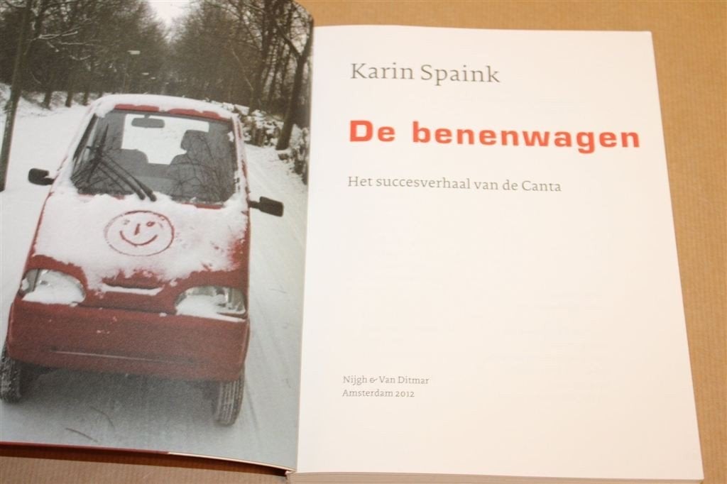 De Benenwagen — Succesverhaal van de Canta, Gesigneerd, Ophalen of Verzenden, Zo goed als nieuw, Overige merken