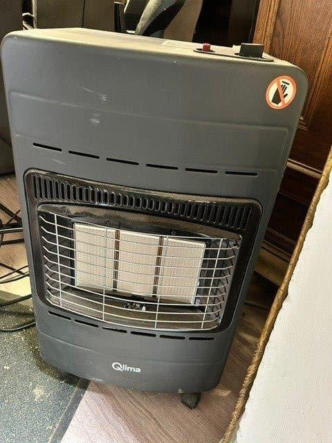 Qlima mobiele gaskachel, Huis en Inrichting, Kachels, Ophalen, Gas, Zo goed als nieuw, Vrijstaand