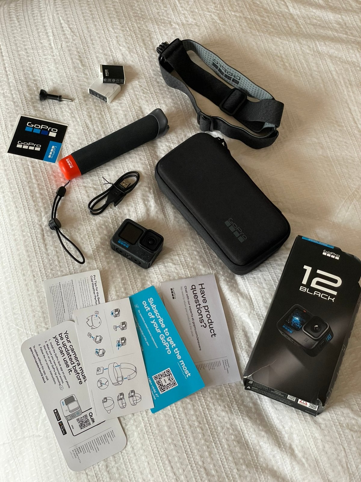 Foto 3 van GoPro Hero 12 nieuwstaat Adventure Kit + Camux extra’s