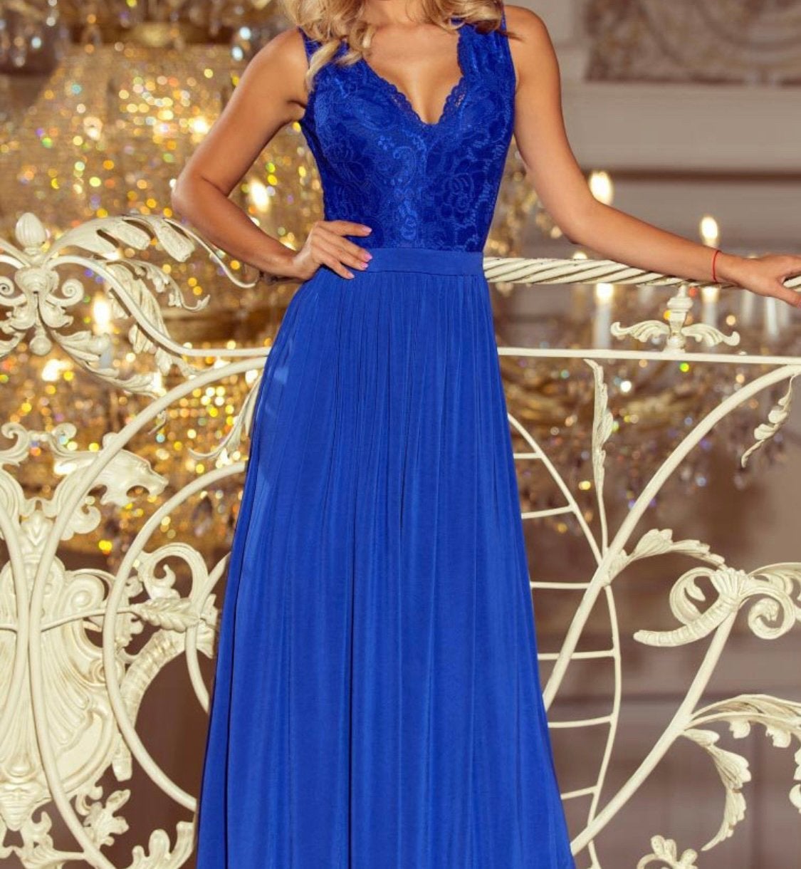 Chelsea Clark gala jurk, Blauw, Maat 42/44 (L), Nieuw, Ophalen of Verzenden