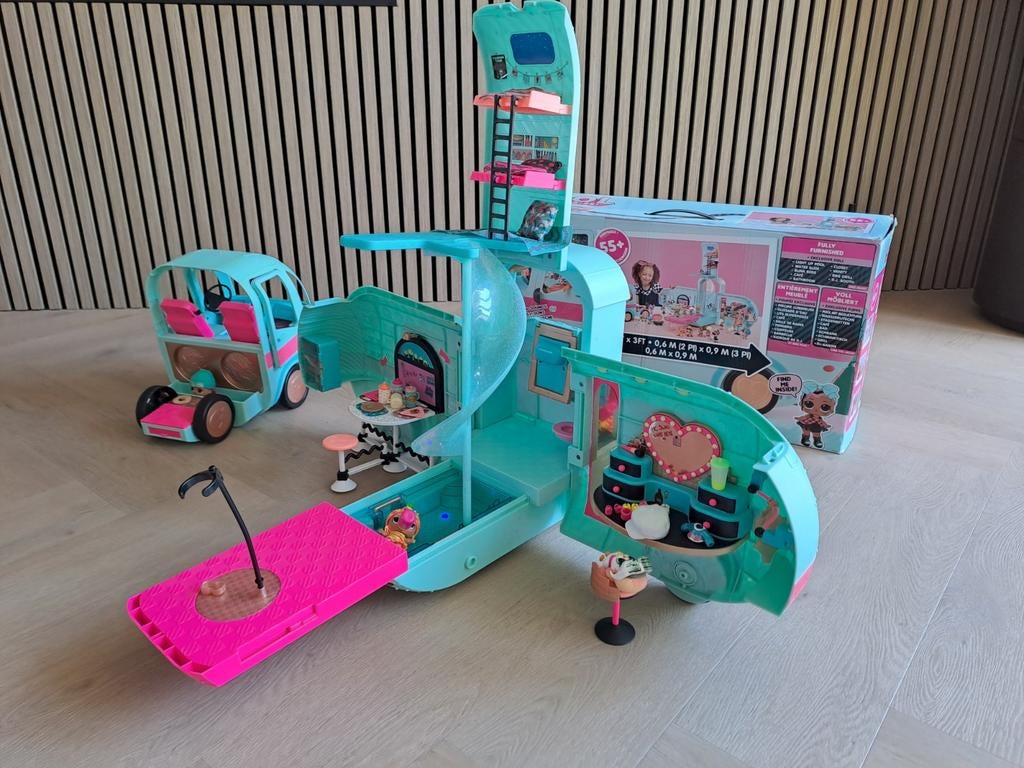 L.O.L. Surprise! 2-in-1 Glamper Camper met accessoires, Ophalen of Verzenden, Gebruikt, Jongen of Meisje