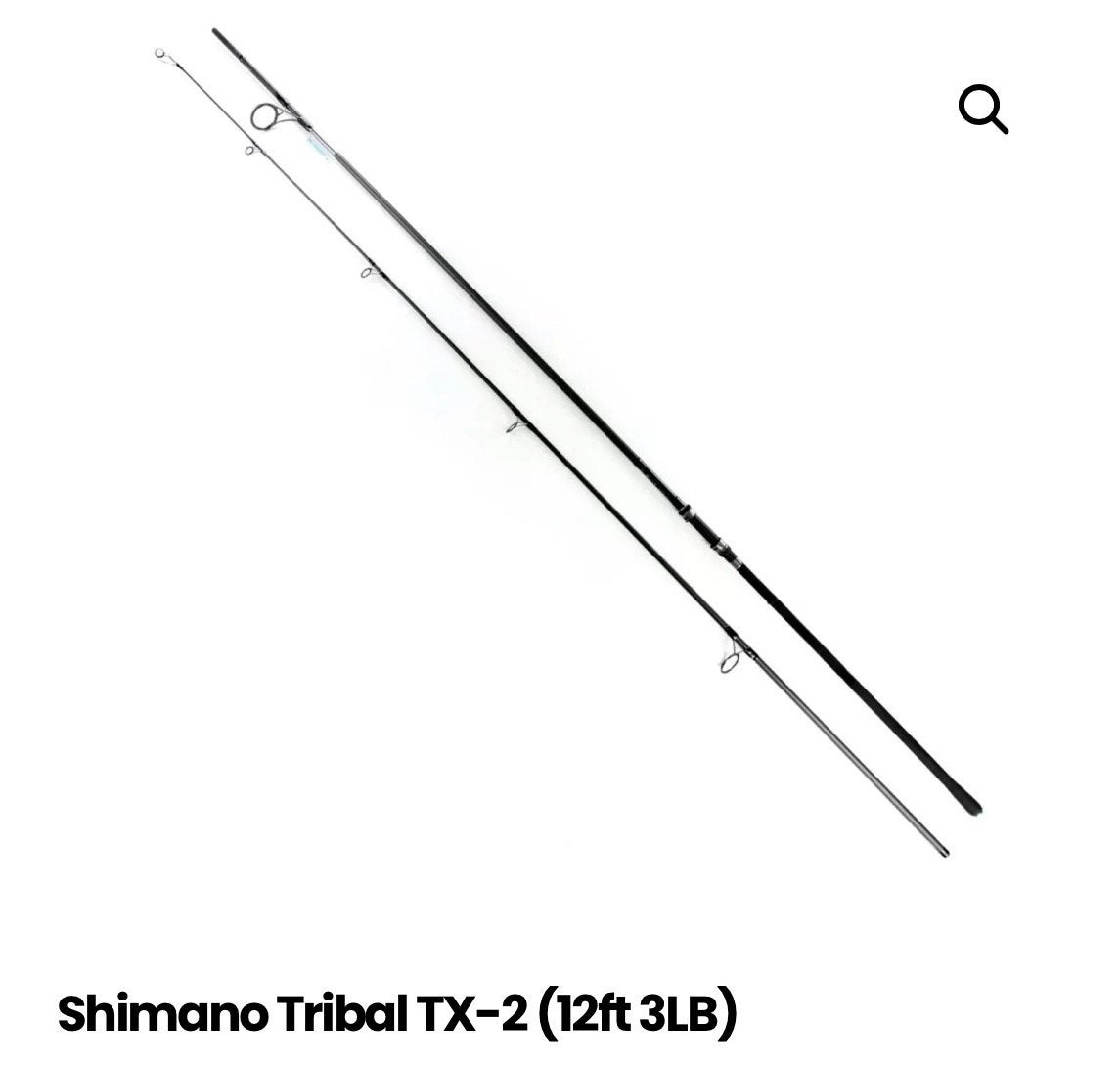 4x shimano tx2, Ophalen, Zo goed als nieuw, Werphengel