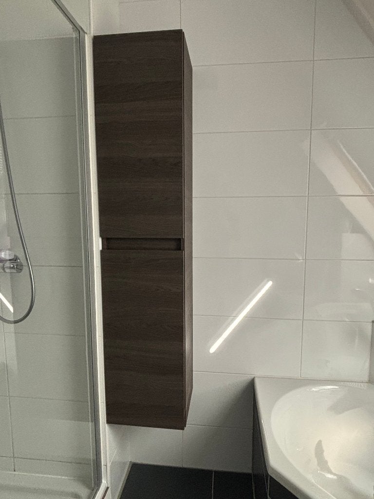 Badkamermeubel, wastafel, wand- en spiegelkast. Detremmerie, Ophalen, Gebruikt, 100 tot 150 cm, 50 tot 100 cm