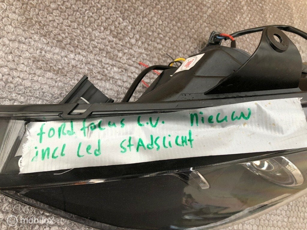 Koplamp links ford focus angel eyes led dagrijverlichting, Gebruikt, Ophalen of Verzenden