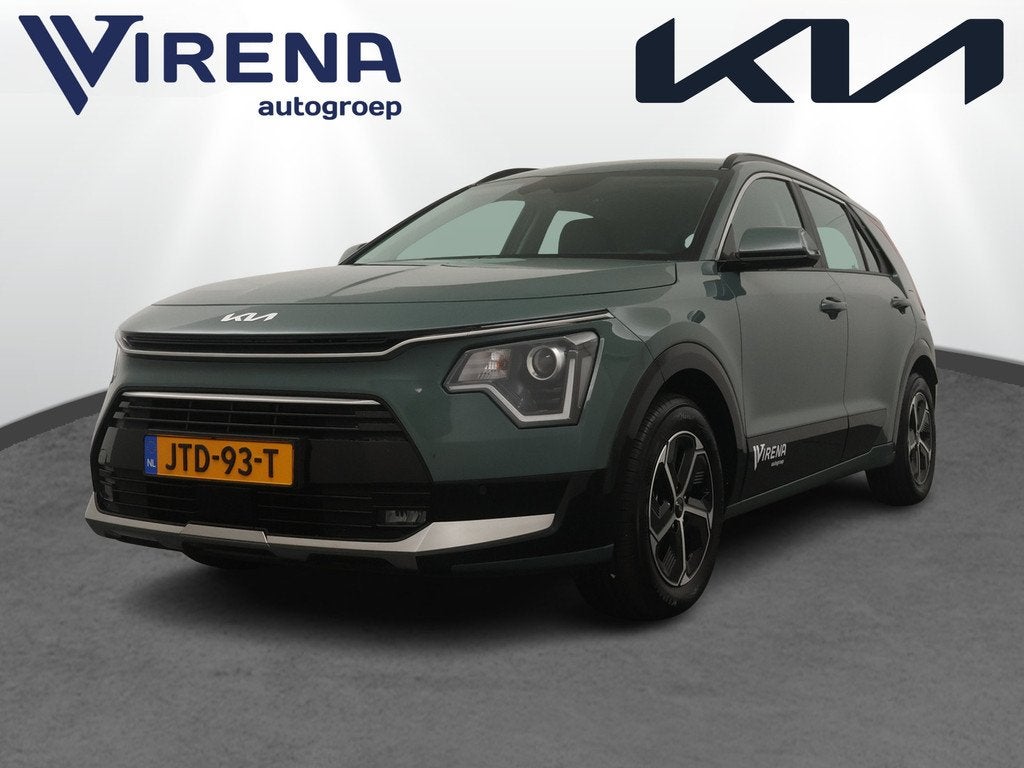 Kia Niro 1.6 GDi Hybrid DynamicLine - Cruisecontrol - Camera, Auto's, Leder en Stof, 1110 kg, Origineel Nederlands, 22 km/l