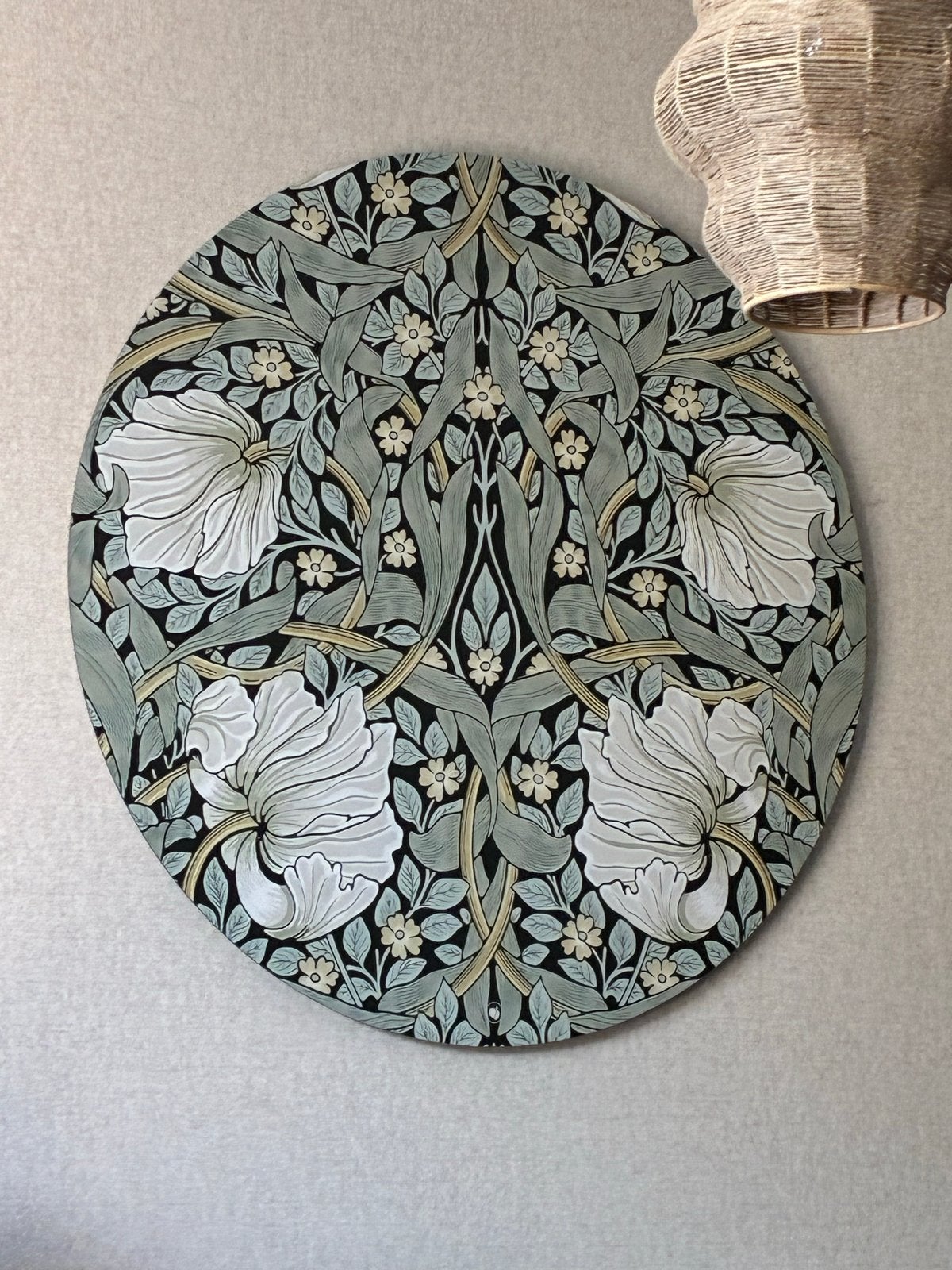 Wandcirkel hip orgnl Morris & Co, Ophalen, Hout, Nieuw, Wandcirkel