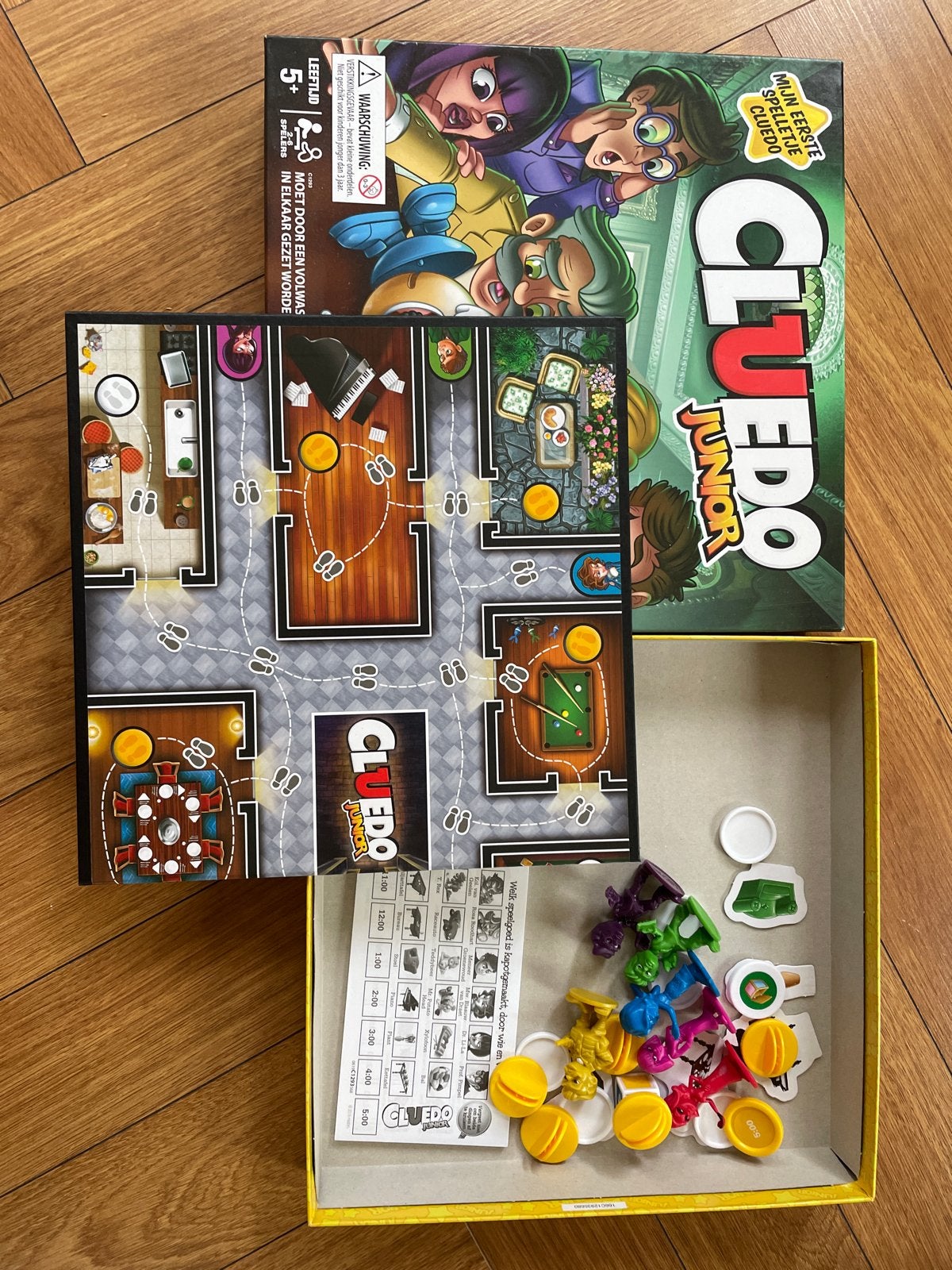 Cluedo Junior - Mijn Eerste Spelletje Cluedo, Drie of vier spelers, Ophalen of Verzenden, Zo goed als nieuw