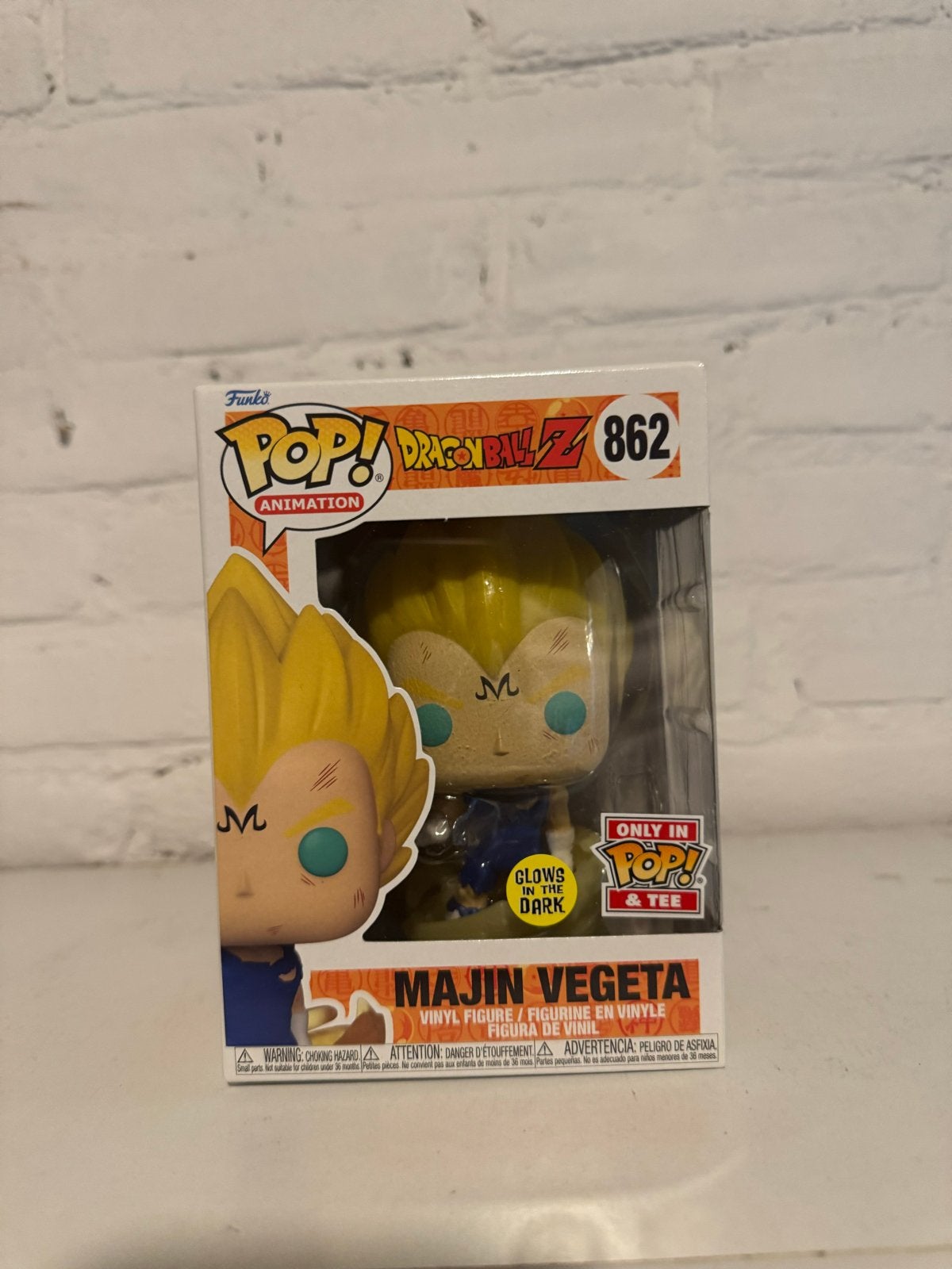 Funko Pop! Dragon Ball Z 862 Majin Vegeta Glows in the Dark, Ophalen of Verzenden, Nieuw