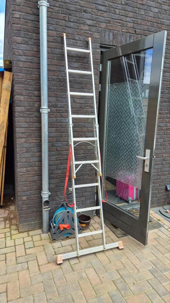 Multifunctionele trap, werkhoogte 2.40m, opvouwbaar, Ophalen, Gebruikt, Trap, Opvouwbaar of Inschuifbaar