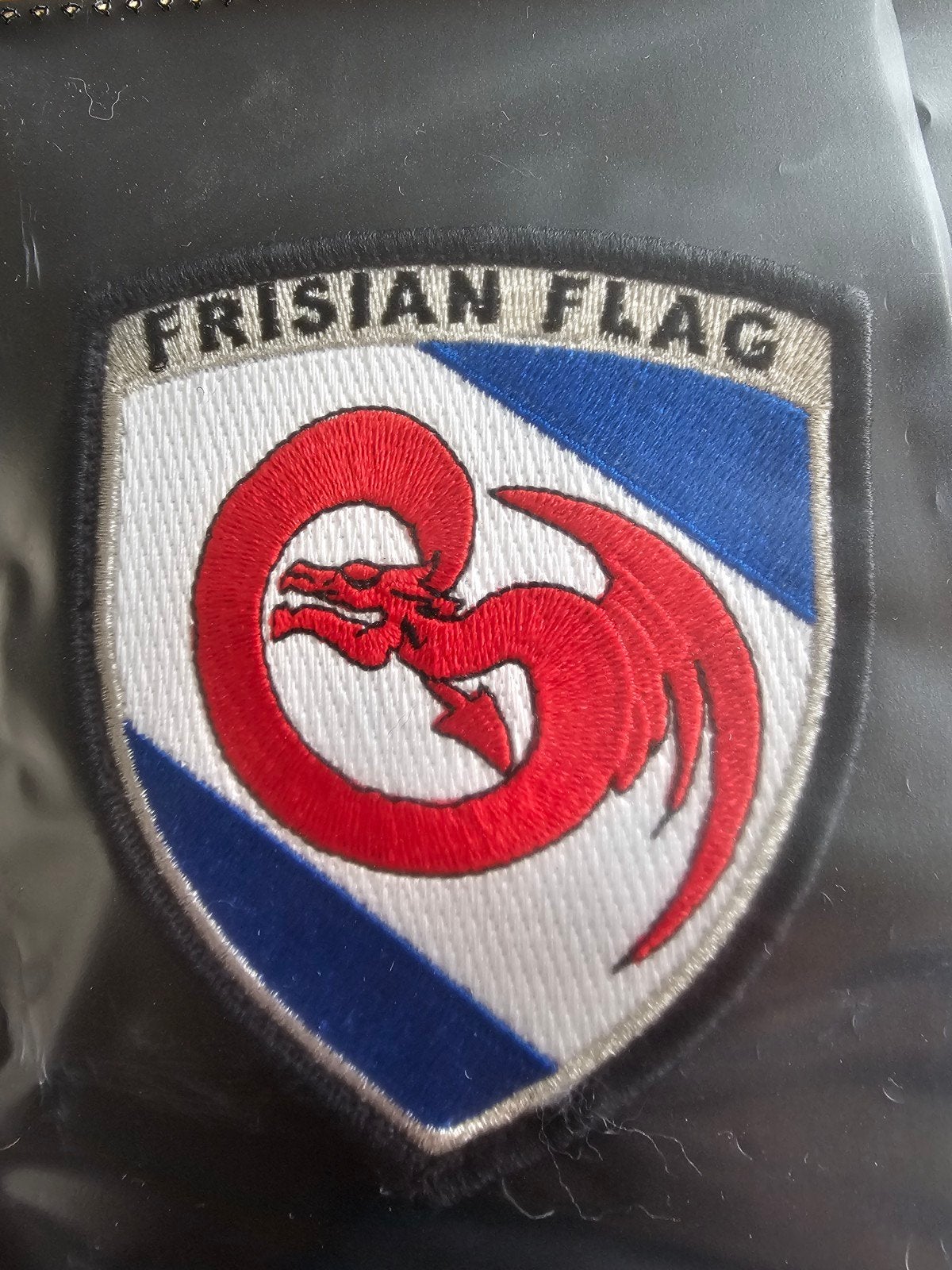 Frisian flag, Verzamelen, Ophalen of Verzenden, Zo goed als nieuw, Patch, Badge of Embleem