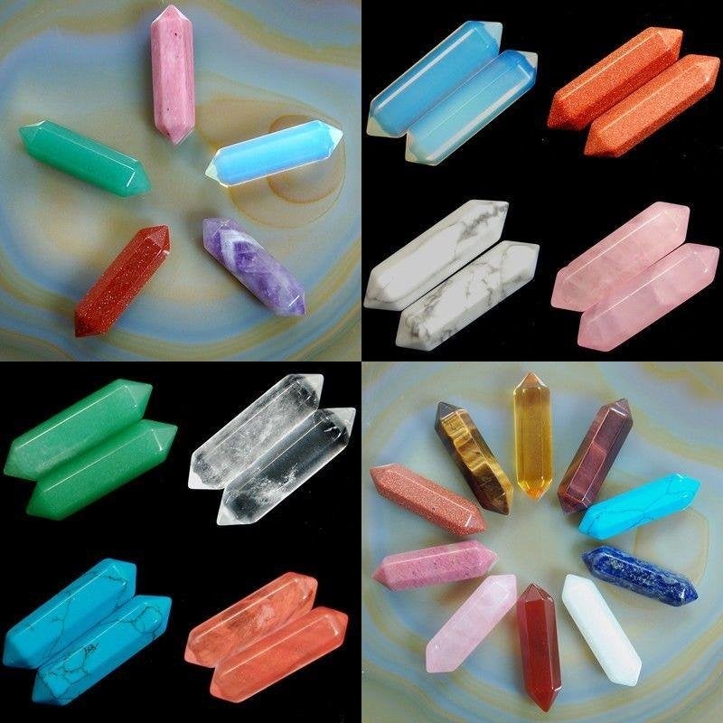 Steen Healingstick / Chakra Hexagonal Helen Healing Kristal, Verzenden, Mineraal