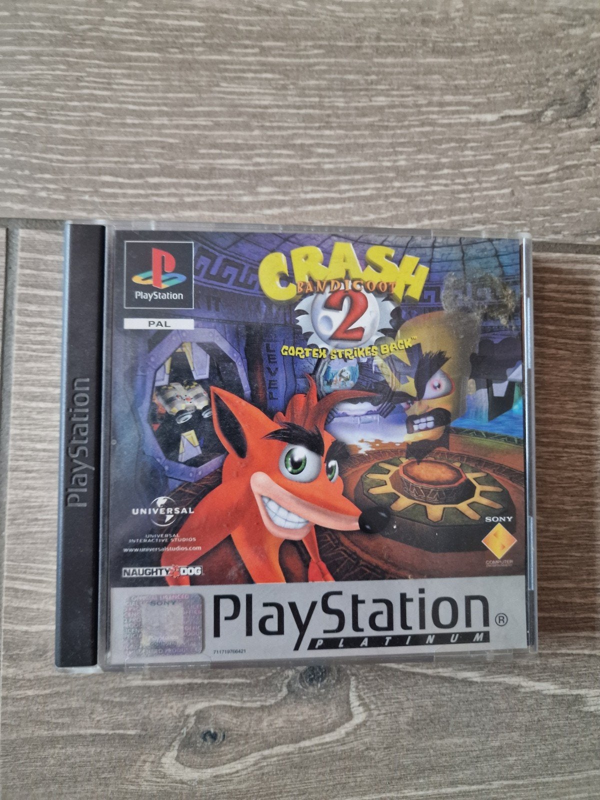 Crash Bandicoot 2: Cortex Strikes Back - PlayStation 1, Gebruikt, 1 speler, Ophalen of Verzenden, Platform
