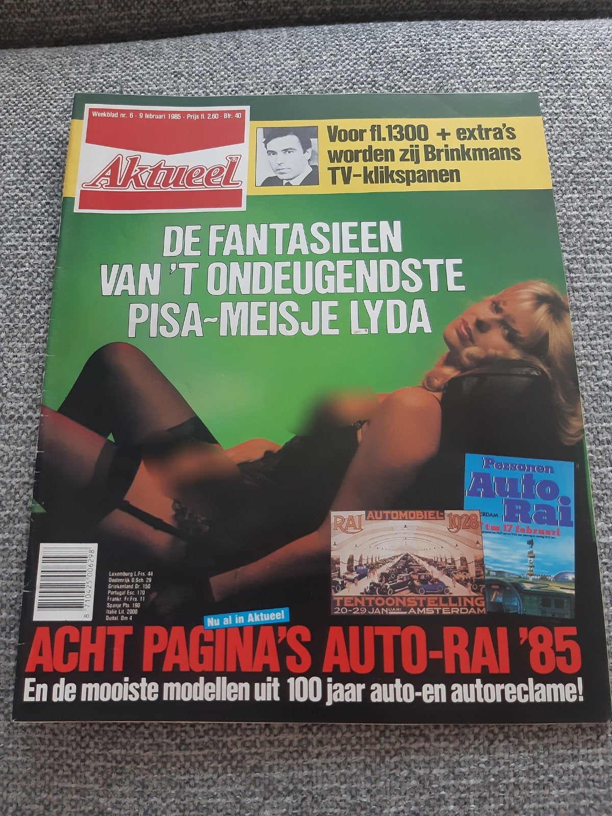 6.Aktueel 1985. Lyda van Leersum. Auto Rai. Bonnie Pointer., Verzenden, 1980 tot heden, Tijdschrift