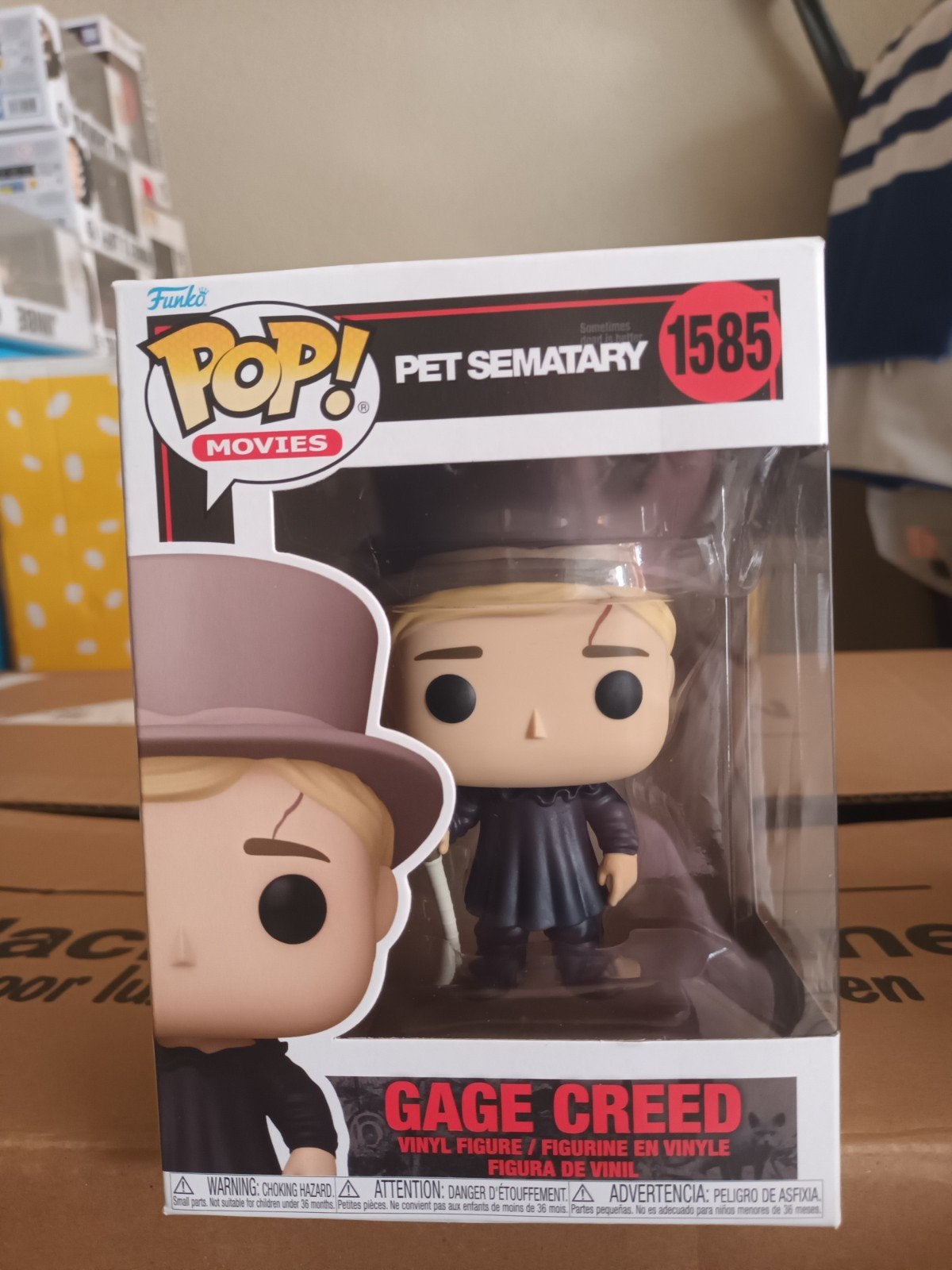 Funko Pop! Movies: Pet Sematary - Gage Creed #1585, Ophalen of Verzenden, Nieuw