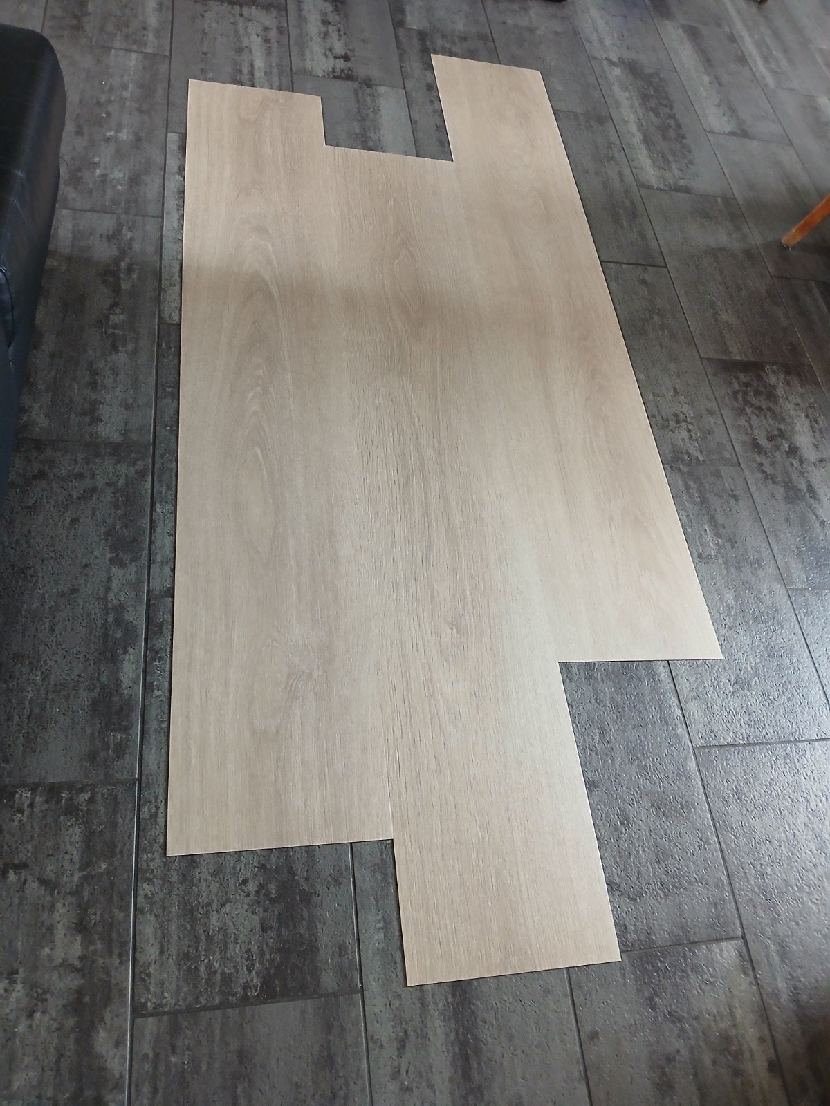 Restpartij Vinyl stroken 8.6m2 licht Eiken, Kunststof, 50 tot 150 cm, Nieuw, Ophalen of Verzenden