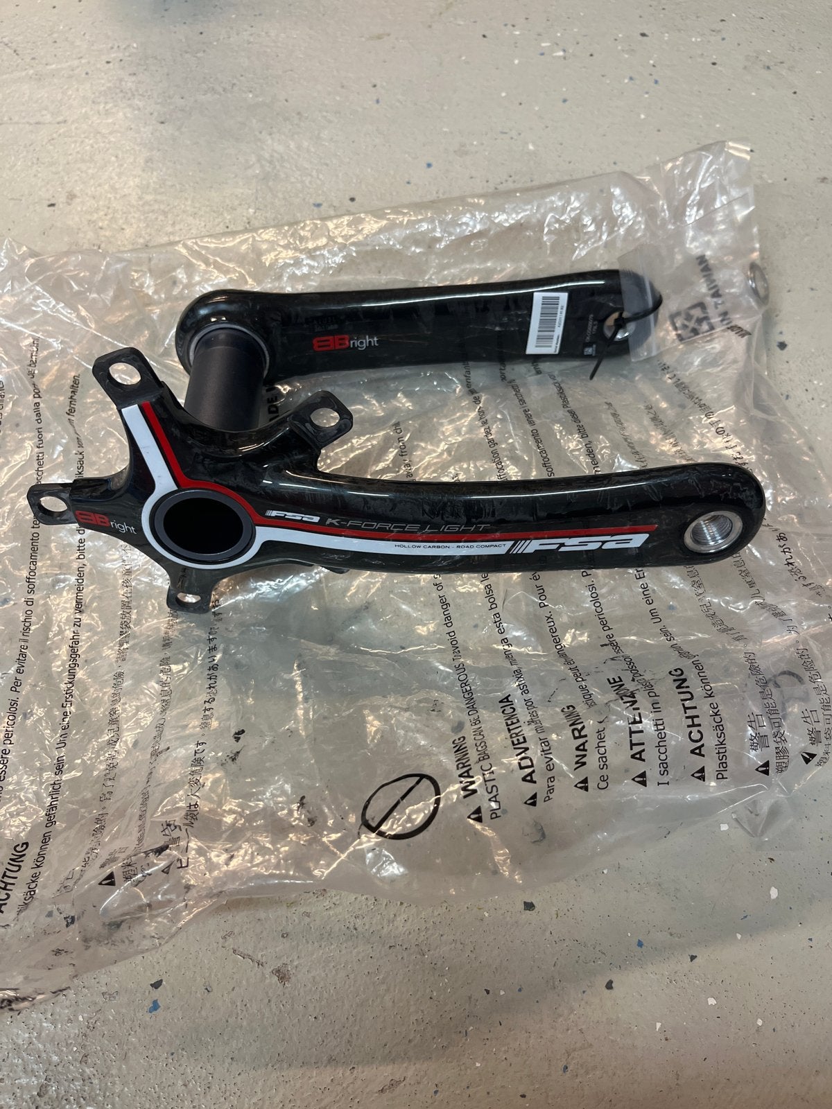 FSA K-Force Light Carbon Crankstel - Nieuw in verpakking, Fietsen en Brommers, Nieuw, Racefiets, Carbon, Ophalen