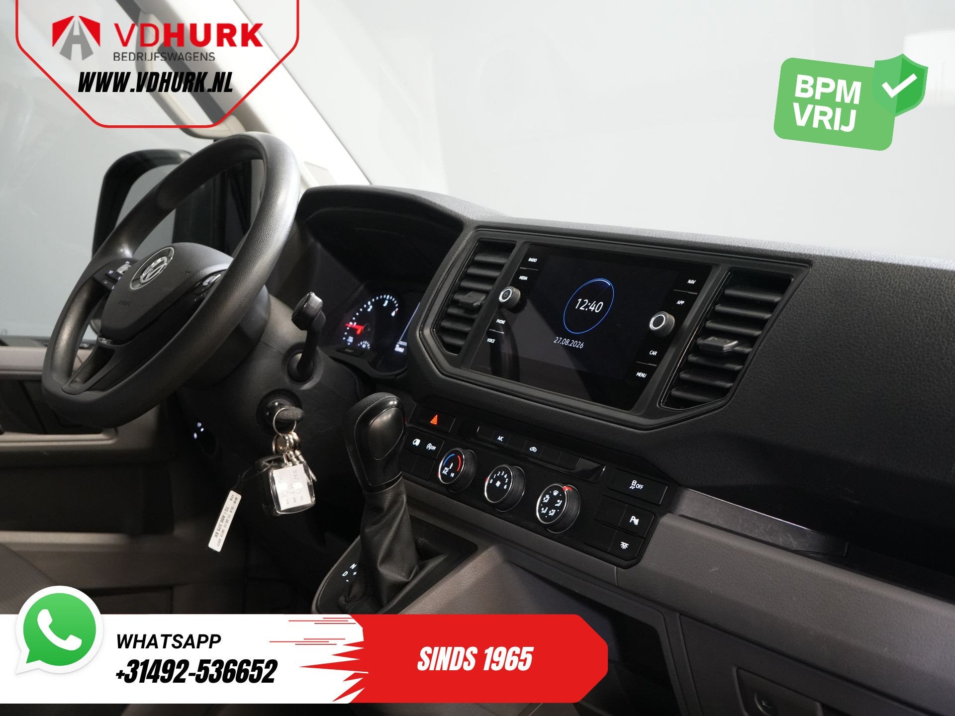 Volkswagen Crafter 35 2.0 TDI 180 pk DSG Aut. L3H3 Imperiaal, Gebruikt, 4 cilinders, Volkswagen, Zwart
