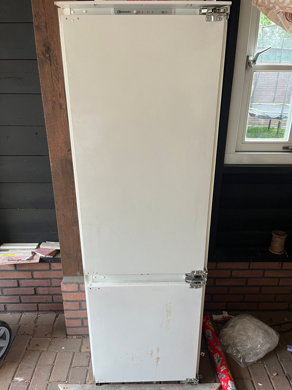 Bauknecht koel- en vriescombinatie. Inbouw, Witgoed en Apparatuur, Koelkasten en IJskasten, Ophalen, Gebruikt, 200 liter of meer