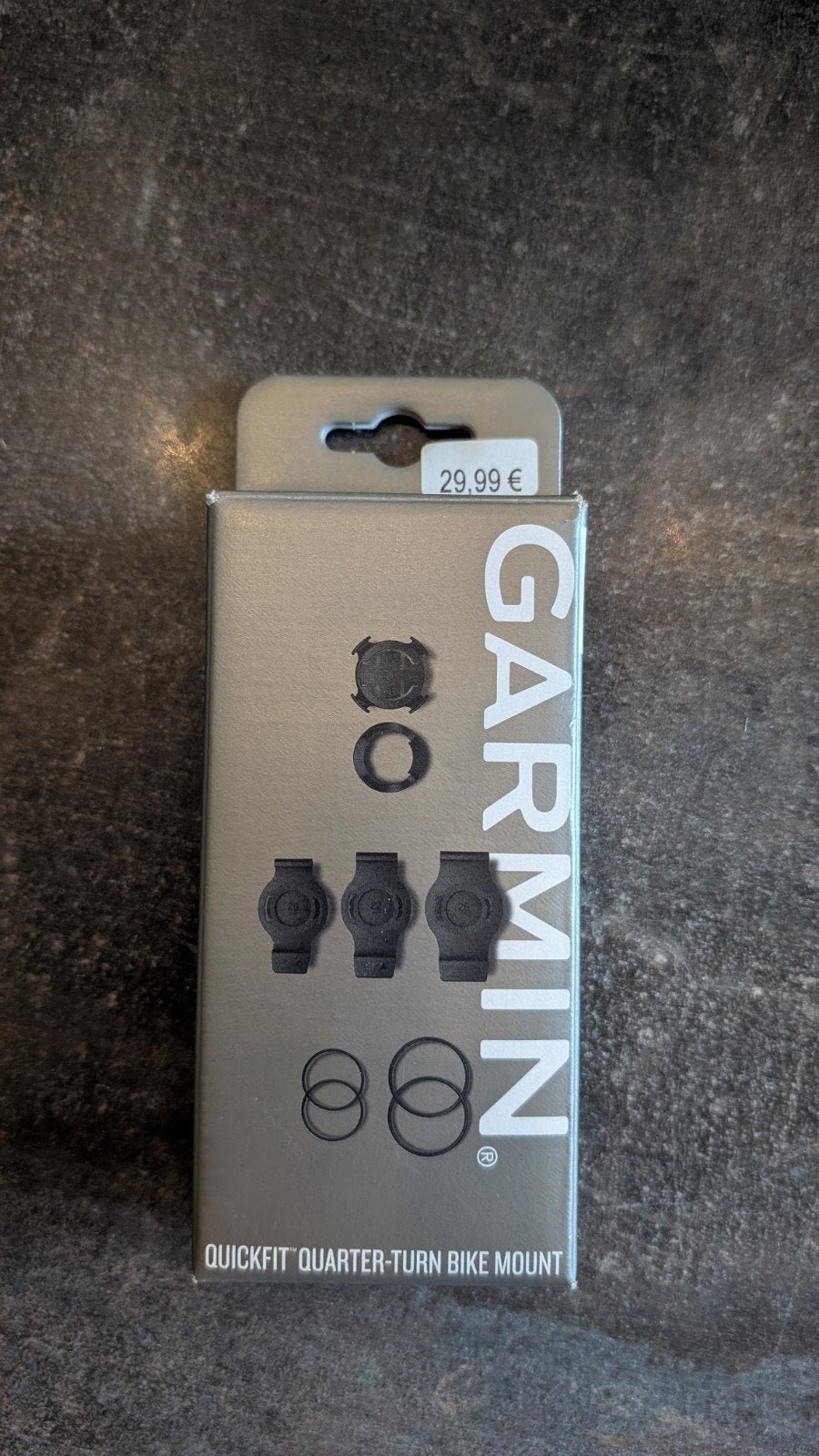 Garmin Quickfit quarter turn bike mount, Ophalen of Verzenden, Nieuw, Zwart