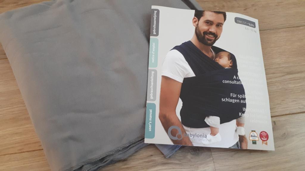 Draagdoek Tricot Slen licht grijs, Kinderen en Baby's, Babydragers en Draagdoeken, Overige merken, Draagdoek, Buik of Rug, Ophalen of Verzenden
