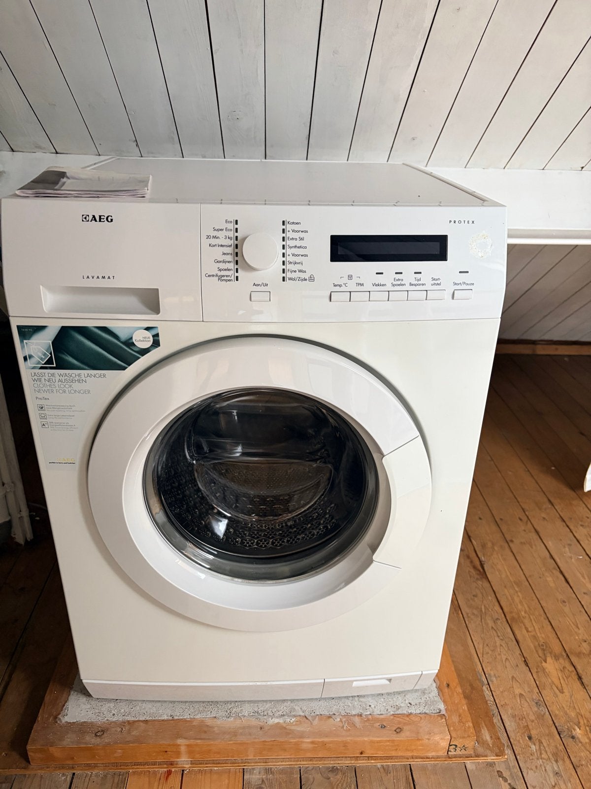 AEG Lavamat Protex Wasmachine, Witgoed en Apparatuur, Ophalen, Zo goed als nieuw, 85 tot 90 cm, 1200 tot 1600 toeren