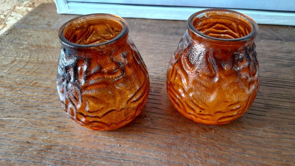 2 windlichten, Huis en Inrichting, Woonaccessoires | Kandelaars en Kaarsen, Ophalen of Verzenden, Zo goed als nieuw, Overige materialen