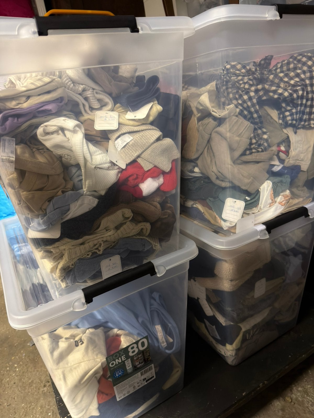 Grote partij babykleding, Kinderen en Baby's, Babykleding | Baby-kledingpakketten, Ophalen, Zo goed als nieuw