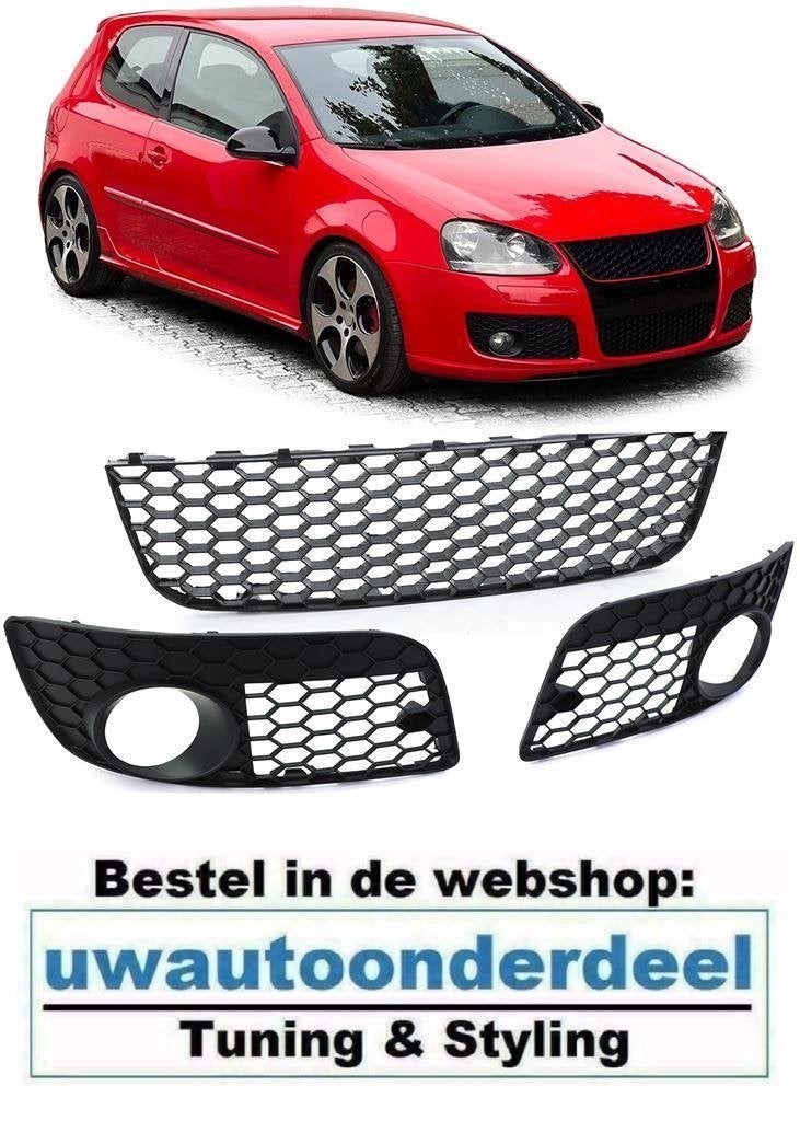 Tropenrooster Grill Set Geschikt Voor VW Golf 5 GTI, Verzenden, Automotive Parts, A.parts@hotmail.nl, Trasmolenlaan 12 3447 GZ Woerden