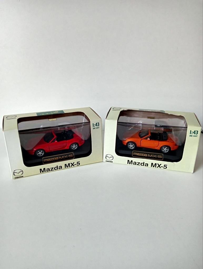 Mazda MX5 NB zeer zeldzaam gekregen via de Mazda club, Hobby en Vrije tijd, Modelauto's | 1:43, Ophalen of Verzenden, Nieuw, Auto