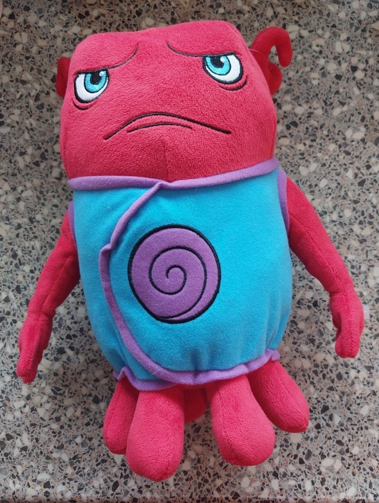 Pluche knuffel Dreamworks Movie Home 2015 Red Alien, Overige karakters, Ophalen of Verzenden, Zo goed als nieuw, Overige typen