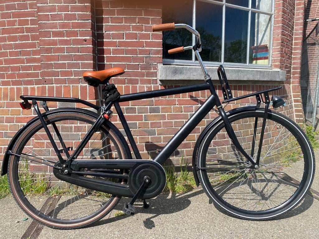Herenfiets 28 inch TOP CONDITIE MET SLOT, Terugtraprem, Zo goed als nieuw, 57 tot 61 cm, Ophalen