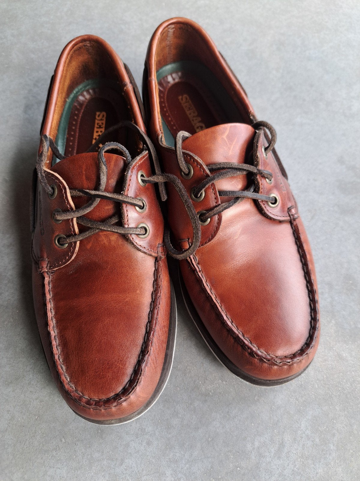 nieuwe SEBAGO bootschoenen leren herenschoenen, Ophalen of Verzenden, Nieuw, Bruin