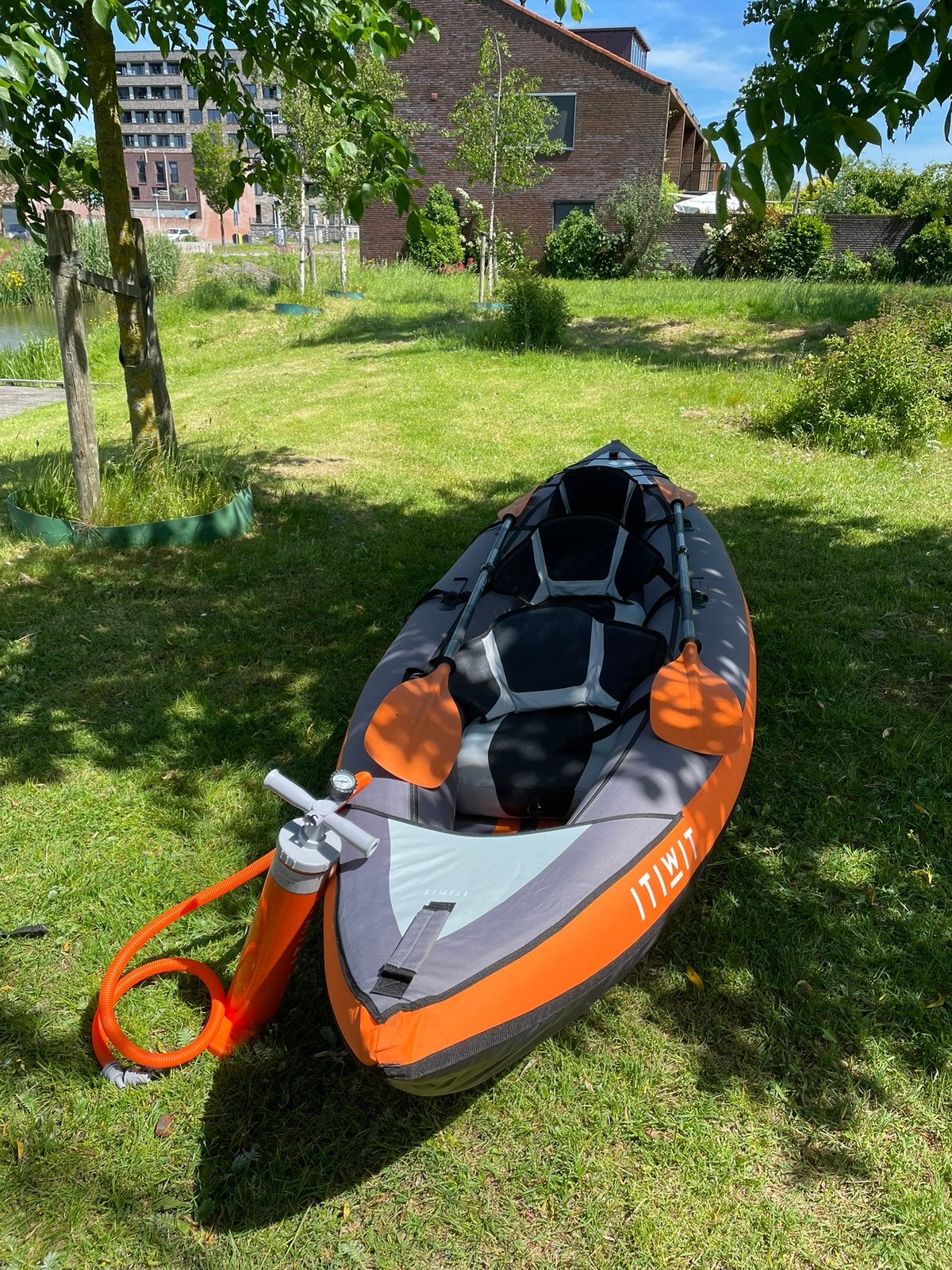 Itiwit Decathlon Kayak 3 personen, Ophalen, Zo goed als nieuw