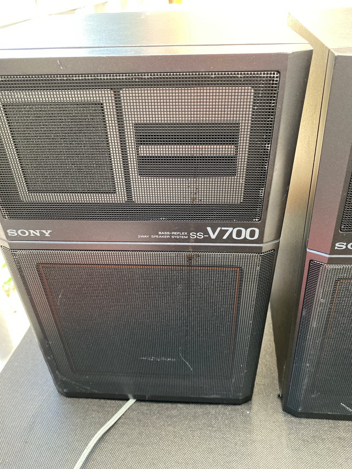 Sony SS-V700 Bass-Reflex 2-weg Speakerset, Audio, Tv en Foto, Luidsprekers, Gebruikt, Stereo speakers, Minder dan 60 watt, Sony