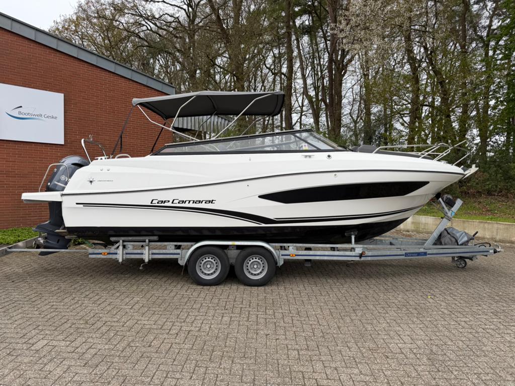 Jeanneau Cap Camarat 7.5 DC Series 2 met 225 PK Yamaha 2021, Watersport en Boten, Motorboten en Motorjachten, Zo goed als nieuw
