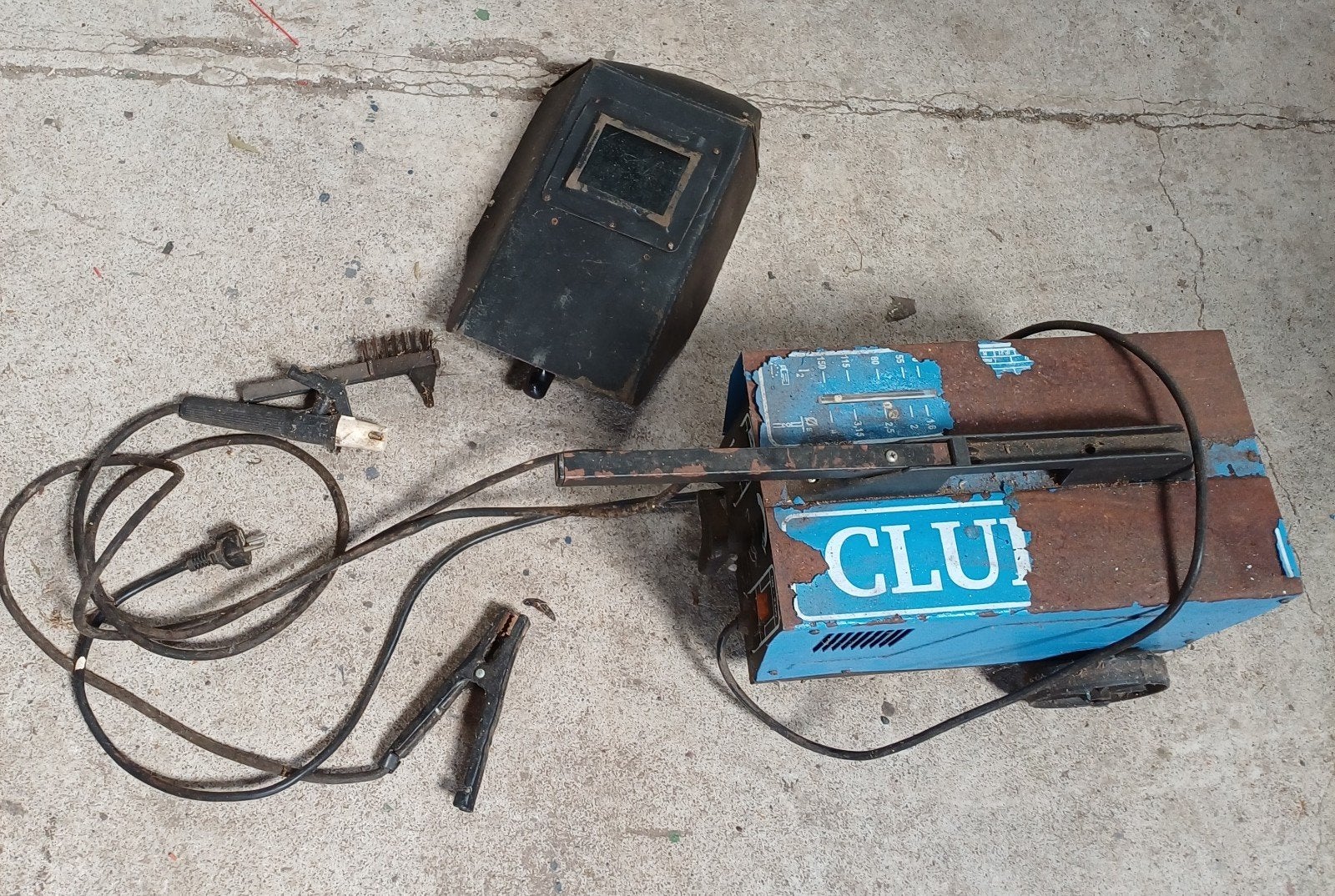 Welco Club 170 lasapparaat met lasmasker, Ophalen, Gebruikt, Minder dan 150 ampère, Elektroden